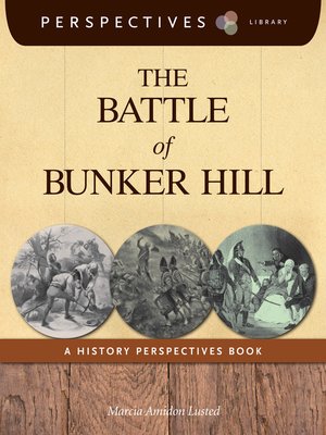 cover image of The Battle of Bunker Hill